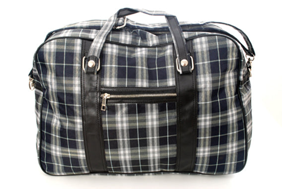 Pop Boutique - Tartan Travel Bag - Green