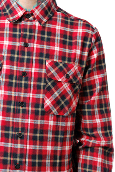 Pop Boutique - Red Check Flannel Shirt