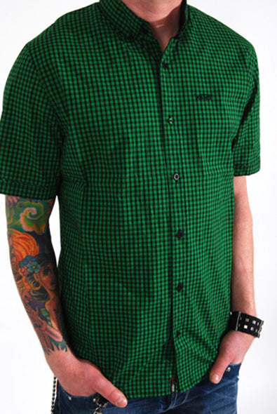 Vans - Westminster SS Shirt-Celtic Green/Black